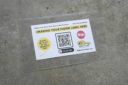 Mighty Line Heavy Duty Clear Label Protectors Cover by MightyLine
