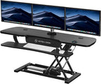 VERSADESK® PowerPro™ 48” x 24” Extra Wide Electric Sit-to-Stand Desk Converter by VERSADESK