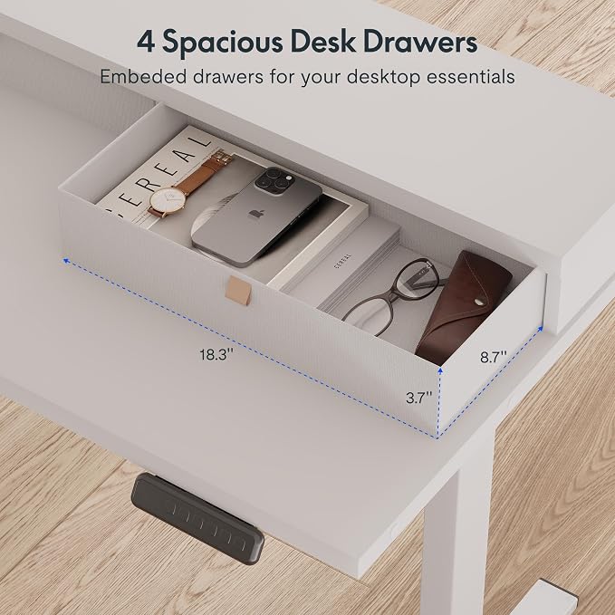 FLEXISPOT 71" Large L Shaped Standing Desk Electric Corner Table - Image 6