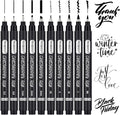 PANDAFLY Calligraphy Pen, 10 Size Calligraphy Pens by PANDAFLYArtSupplies