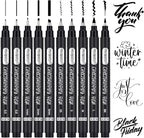 PANDAFLY Calligraphy Pen, 10 Size Calligraphy Pens by PANDAFLYArtSupplies
