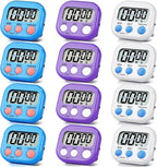 12 Pack Digital Kitchen Timer Magnetic Digital Timer by Unknown