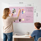 Comix Magnetic Dry Erase Board, 6 Pack, 11.8 x 11.8 Inches, Modular Whiteboard - Image 2