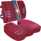 FORTEM Seat Cushion, Office Chair Cushion, Lumbar Support Pillow by FORTEM