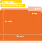 SUNEE File Folders, 30 Pack Manilla Folders 8.5 x 11, Colored File Folders Home - Image 2