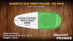 100 Magnetic Memo Holders Set - Image 4