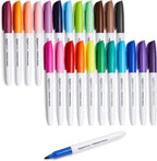 Amazon Basics Fine Tip Point Permanent Markers by AmazonBasics