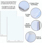 2 Pack 100 Sheets 11" x 17" Isometric Graph Paper Pad Landscape - Image 5