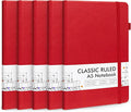 5 Pack Journal Notebook Bulk for School, Feela Hardcover Business Notebooks by feela