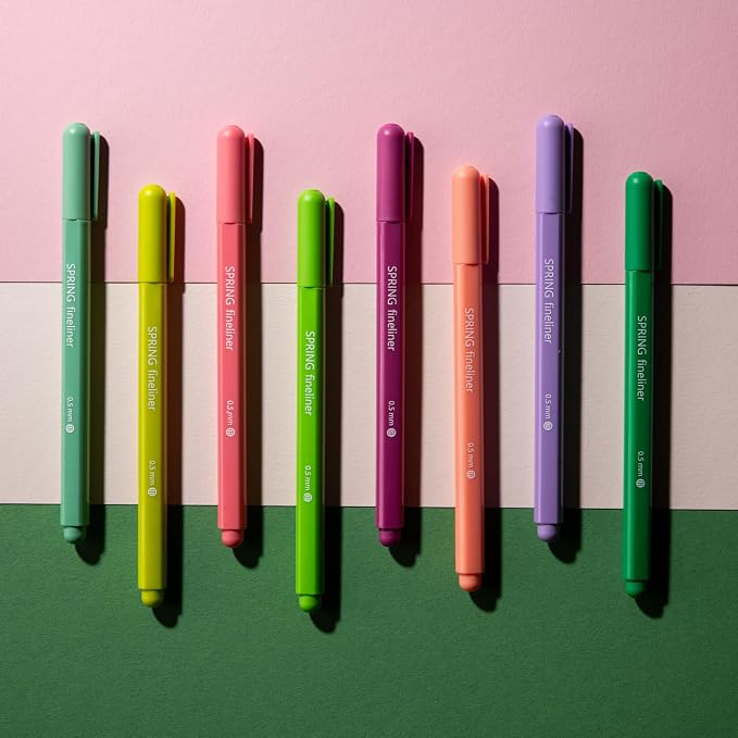 DIVERSEBEE Fine Tip Pens, 8 Bible Pens No Bleed Through, 0.5mm Fine Point - Image 4