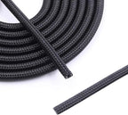 Flauzmann 1/4" Braided Cable Sleeve - 10Ft Cat Cord Protector Split Wire Loom by Unknown