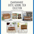 Darware Wooden Reserved Signs for Tables; Rustic Real Table Signs - Image 9