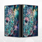 BWEGRHE Slim Credit Card Holder, Art Mandalas RFID Blocking Metal Wallet - Image 4