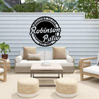 Personalized Patio Signs Outdoor Custom Last Name Sign Personalized Family Name - Image 4