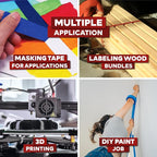 XFasten Professional Blue Painters Tape, Sharp Edge Line Technology - Image 5