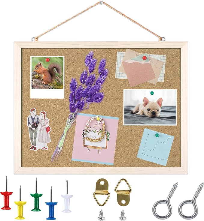 Cork Board Bulletin Board by HOMECRAFTBEAUTYBABY