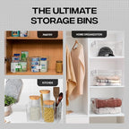 ClearSpace Clear Plastic Storage Bins – Pantry Organizers & Storage Containers - Image 8