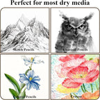 8" x 10" Sketch Book, 100 Sheets Hardcover Sketchbook, 68 lb/100gsm Drawing - Image 5