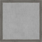 Amanti Art Grey Framed Magnetic Board 27x27 Medium Vision Board by AmantiArt
