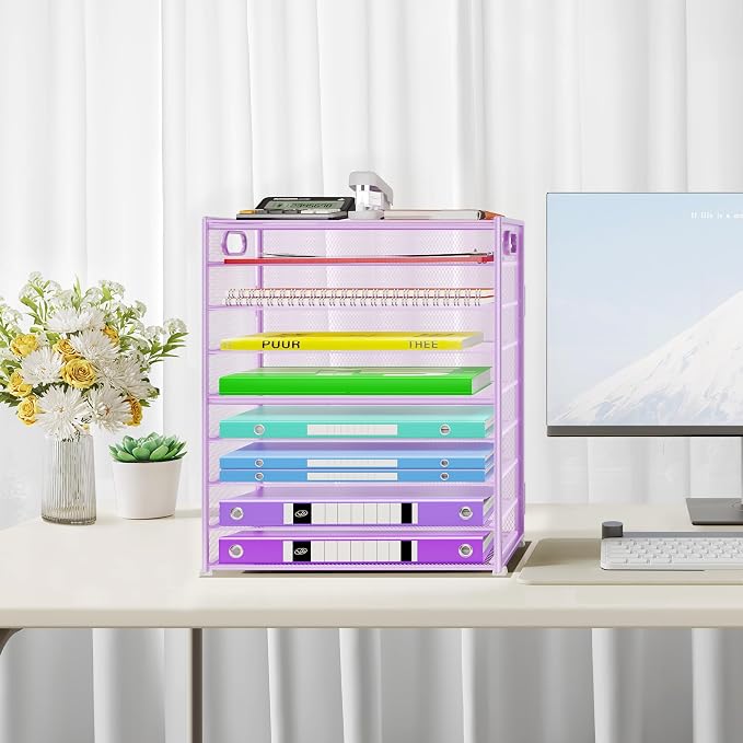 Cawukege 9 Tier Paper Organizer - Image 6