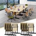 Conference Table, 55.1''Folding Conference Room Table by Unknown