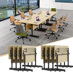 Conference Table, 55.1''Folding Conference Room Table by Unknown