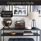 BLU MONACO | Wooden Mail Organizer - Image 2