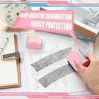 Nezyo 2 Pack Identity Protection Roller Stamp Identity Theft, Confidential - Image 4