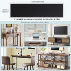 CENNBIE Console Table Cover, Leather Sofa Table Cover, Narrow Console Table - Image 2