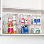 Vtopmart 12 Pack Clear Stackable Storage Bins - Image 7