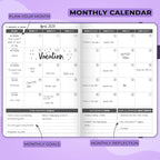 Clever Fox Planner – Undated Weekly & Monthly Planner - Image 4