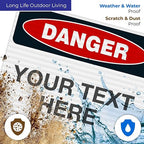 Custom Danger Sign, OSHA Sign, 24x30 Inches, 3M EGP Reflective .080 Aluminum - Image 5