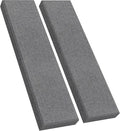 2 Pack 2" Thick Acoustic Panels, 47.24" X 11.81" Fiberglass Wall Panel by UMIACOUSTIC