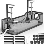 Under Desk Cable Management Tray, GZOKMOG Cord Management by GZOKMOG