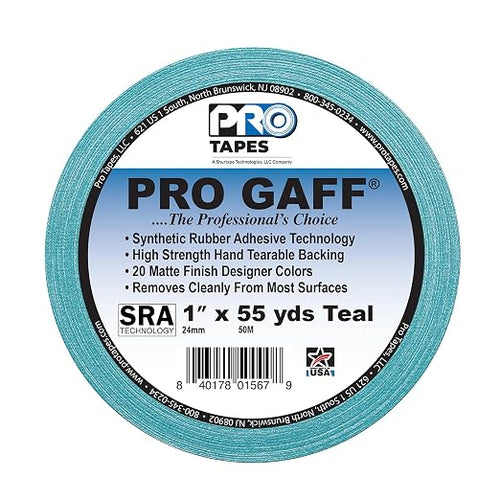 1" Width ProTapes Pro Gaff Premium Matte Cloth Gaffer's Tape - Image 2