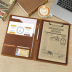 Jack&Chris Leather Portfolio, A4 Document Folder Legal Pad Padfolio, - Image 6