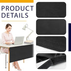 HolyMaji 48" Under Desk Privacy Panel Self-Adhesive Modesty Panel 600D Heavy - Image 5