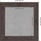 Amanti Art Black Framed Magnetic Board 26x26 Medium Vision Board - Image 3