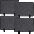 4pcs Privacy Panels, Standing Desk Divider, Desktop Office Furniture Partitions by Unknown