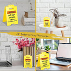 Smilelife Funny Office Cubicle Decor No Dumb Area Desk Sign Team Office Gag - Image 4