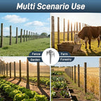 Sumloty 200-Pack 304 Stainless Steel Fence Staples, 1.6 Inch Reusable Fence - Image 6