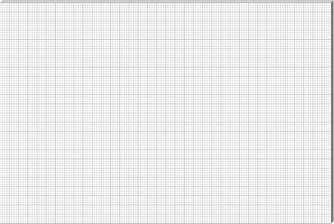 Fuyoooo 25 Sheet Graph Paper Pad 24" x 36" Large Graph 1" and 1/4" Ruled Grid by Fuyoooo