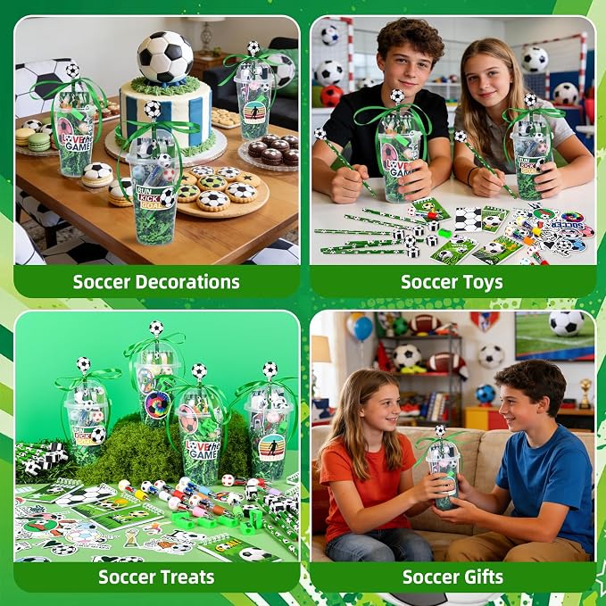 LiYiQ 247 Pcs Soccer Party Supplies Return Gifts - Image 5