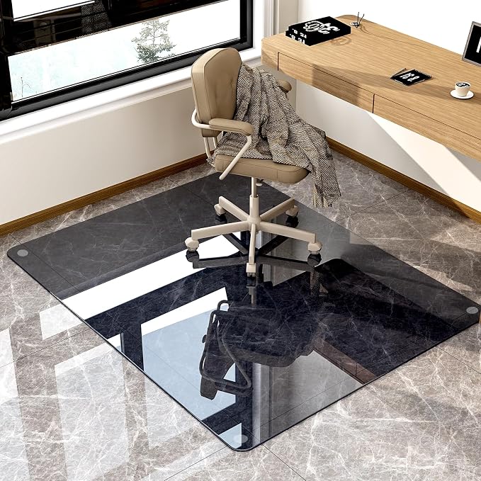 GLSLAND 46" × 55" Chair Mat – Durable Office Chair Mat on Carpet - Image 6