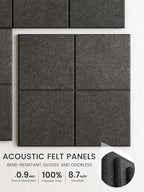 Bumusty Large Cork Board Alternative-36 x24 Felt Bulletin Board Tiles, - Image 3