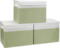 Large 17" 42 Quarts Collapsible Stackable Storage Bins by Bagnizer