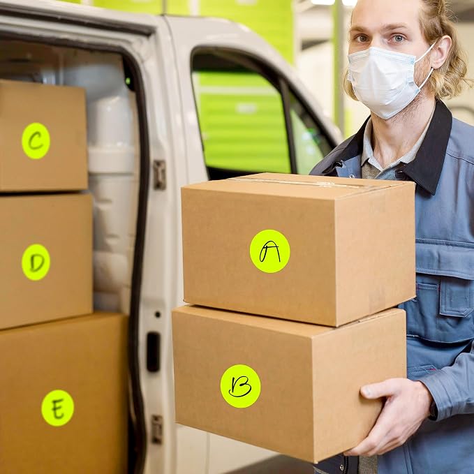 2 Inch Color Coding Round Labels - Image 6