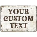 Rustic Custom Sign, Personalized Metal Signs, Gifts by SigoSigns