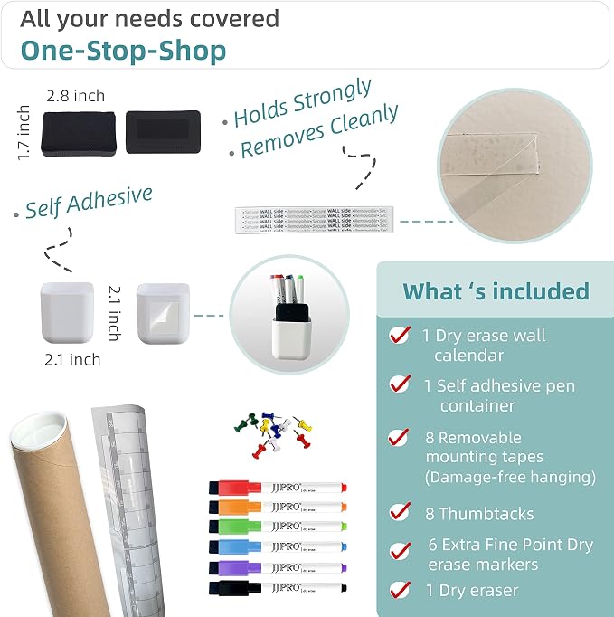 Dry Erase Wall Calendar - Image 2