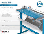 Dahle 448s Premium Rotary Trimmer w/Stand, 20 Sheet Capacity, Self-Sharpening - Image 5